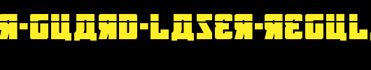 October-Guard-Laser-Regular.ttf英文字体下载
