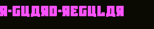 October-Guard-Regular.ttf英文字体下载