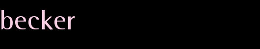 Odessa-Becker.ttf英文字体下载