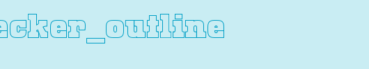 Odin_Becker_Outline.ttf英文字体下载