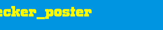 Odin_Becker_Poster.ttf英文字体下载