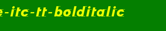 Odyssee-ITC-TT-BoldItalic.ttf英文字体下载