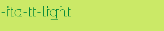 Odyssee-ITC-TT-Light.ttf英文字体下载