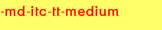 Odyssee-Md-ITC-TT-Medium.ttf英文字体下载