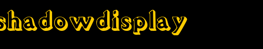OetjenShadowDisplay.ttf英文字体下载