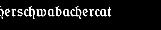 OffenbacherSchwabacherCAT.ttf英文字体下载