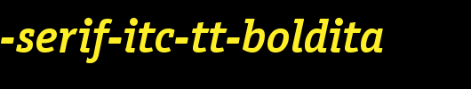Officina-Serif-ITC-TT-BoldIta.ttf英文字体下载