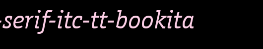 Officina-Serif-ITC-TT-BookIta.ttf英文字体下载