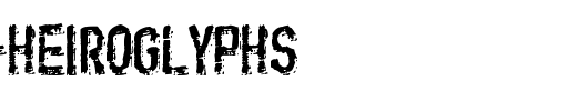 Oil-Age-Heiroglyphs.ttf英文字体下载