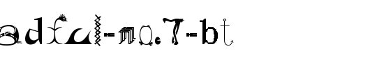 Old-Dreadful-No.7-BT.ttf英文字体下载