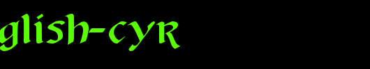 Old-English-Cyr.ttf英文字体下载
