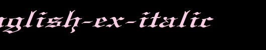 Old-English-Ex-Italic.ttf英文字体下载