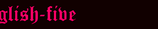 Old-English-Five.ttf英文字体下载