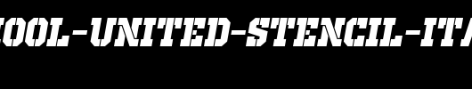 Old-School-United-Stencil-Italic.ttf英文字体下载