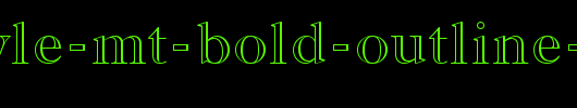 Old-Style-MT-Bold-Outline-Regular.ttf英文字体下载