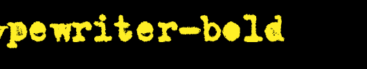 Old-Typewriter-Bold.ttf英文字体下载