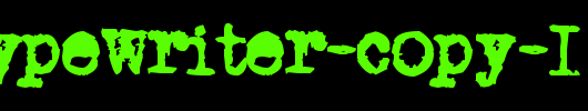 Old-typewriter-copy-1-.ttf英文字体下载