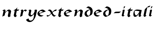 OldCountryExtended-Italic.ttf英文字体下载