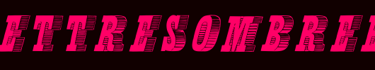 OldLettresOmbrees.ttf英文字体下载