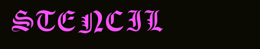 Olde-Stencil.ttf英文字体下载