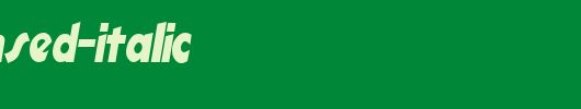 OleCondensed-Italic.ttf英文字体下载