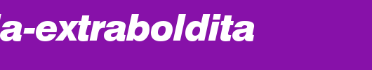 Olympia-ExtraBoldIta.ttf英文字体下载