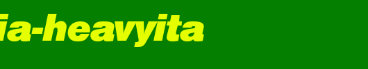 Olympia-HeavyIta.ttf英文字体下载