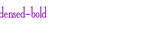 Olympus-Condensed-Bold.ttf英文字体下载