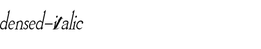 Olympus-Condensed-Italic.ttf英文字体下载