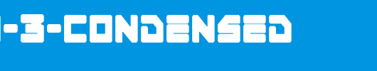 Omega-3-Condensed.ttf英文字体下载