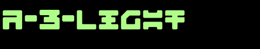 Omega-3-Light.ttf英文字体下载