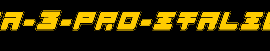 Omega-3-Pro-Italic.ttf英文字体下载