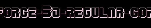 OmegaForce-3D-Regular-copy-1-.ttf英文字体下载