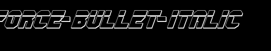 OmegaForce-Bullet-Italic.ttf英文字体下载