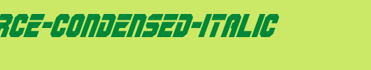 OmegaForce-Condensed-Italic.ttf英文字体下载