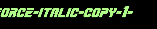 OmegaForce-Italic-copy-1-.ttf英文字体下载