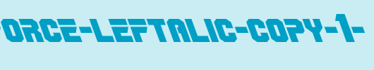 OmegaForce-Leftalic-copy-1-.ttf英文字体下载