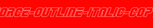 OmegaForce-Outline-Italic-copy-1-.ttf英文字体下载