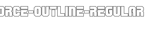 OmegaForce-Outline-Regular.ttf英文字体下载