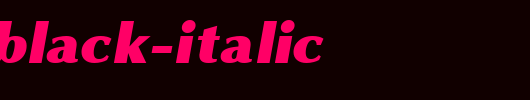 Omni-Black-Italic.ttf英文字体下载