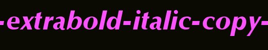 Optane-ExtraBold-Italic-copy-3-.ttf英文字体下载