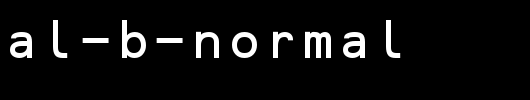 Optical-B-Normal.ttf英文字体下载