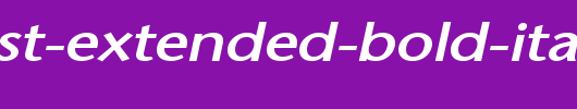 Optimist-Extended-Bold-Italic.ttf英文字体下载