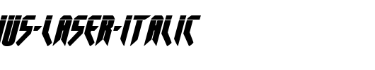 Opus-Magnus-Laser-Italic.ttf英文字体下载