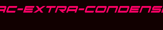 Oramac-Extra-Condensed-Italic.ttf英文字体下载