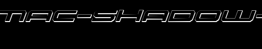 Oramac-Shadow-Italic.ttf英文字体下载