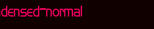 Orbit-Condensed-Normal.ttf英文字体下载