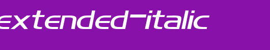 Orbit-Extended-Italic.ttf英文字体下载