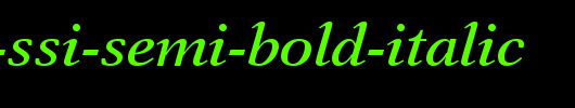 Orchid-SSi-Semi-Bold-Italic.ttf英文字体下载
