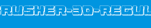 Ore-Crusher-3D-Regular.ttf英文字体下载